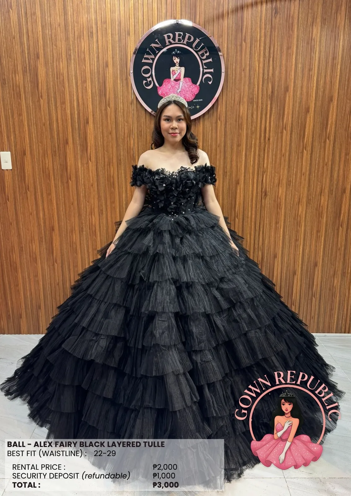 Ball Gowns: Black 104